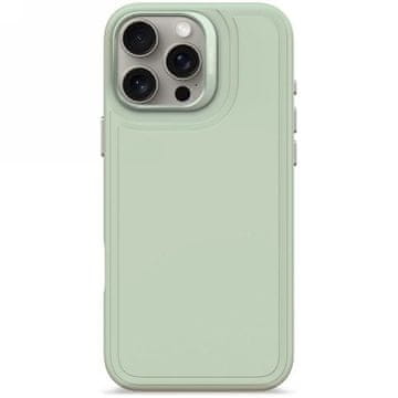 slomart Etui Decoded AntiMicrobial Silicone Stacks Backcover z MagSafe za iPhone 16 Pro Max - zelena