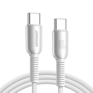 slomart Kabel Joyroom S-A51 Cutting-Edge Series 60W USB-C - USB-C 1,2m - svetlo siva