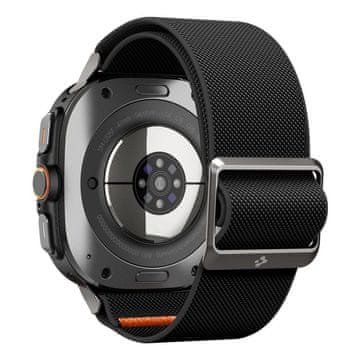 slomart Pašček Spigen Fit Lite za Galaxy Watch Ultra 47 mm - črn