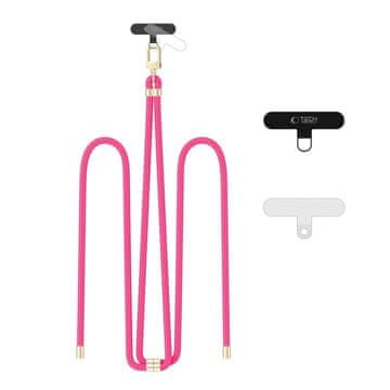 slomart Vrvica Tech-Protect C7S Rope Crossbody Strap - roza