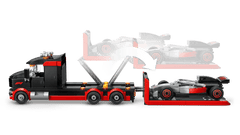 LEGO City 60493 Razstavni tovornjak F1® z dirkalnikom Audi F1®