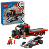 City 60493 Razstavni tovornjak F1® z dirkalnikom Audi F1®