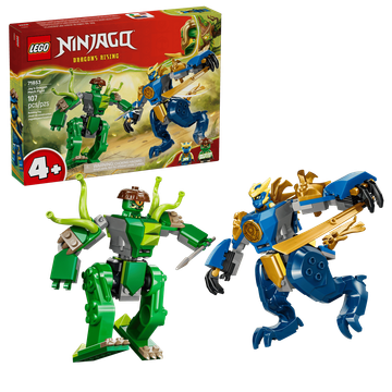 LEGO Ninjago 71853 Jayev spopad v zmajskem robotskem oklepu Jay's Dragon Mech Fight