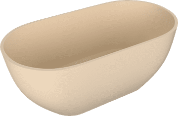 POLYSAN Samostojna kopalna kad REDUTA iz litega marmorja 171x81x58 cm, bež mat