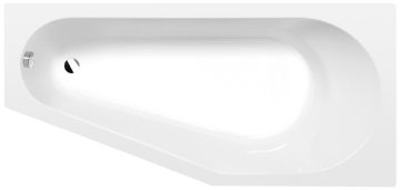 POLYSAN Asimetrična kopalna kad TIGRA R 170x80 cm, bela