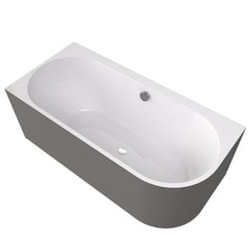 POLYSAN ASTRA L MONOLITH Asimetrična Kad 160x75x60cm - Beli/Akalična<|vq_11360|>