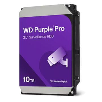 WD Purple Pro Smart 10TB Surveillance 3,5" SATA3 512MB 7200rpm WD102PURP trdi disk