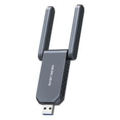 Mercusys MA37BEH BE6500 Wi-Fi 7 USB Tri-Band z visoko ojačitvijo brezžični mrežni adapter