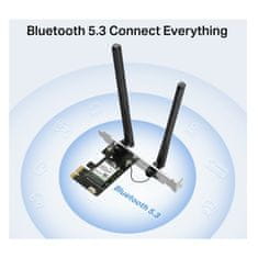 Mercusys MA80XE AX3000 WiFi 6 Bluetooth 5.3 Dual Band PCIe mrežna kartica