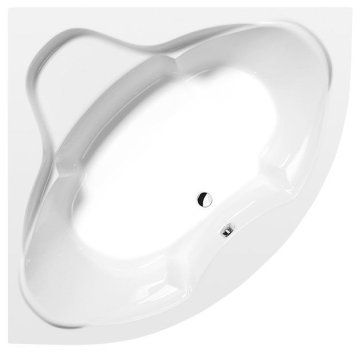 POLYSAN Vsadna Akrilna Kad SIMONA 150x150 cm - Bela, Vrhunska Oblika in Udobje