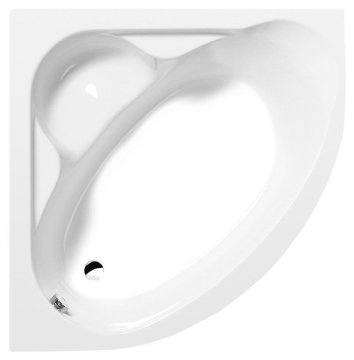 POLYSAN NILA Eleganten Kotiček Kad 120x120x41cm, Bela