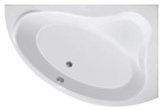 AQUALINE ORAVA Akrylna Pravokotna Kopalna Kad 150x90 cm, Bela, Desna