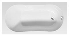 AQUALINE Pravokotno korozijsko odporno ogledalo s kromiranim aluminijastim okvirjem 140x70x39cm