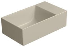 Gsi Elegantno Keramično Umivalo KUBE X 40x23cm Creta Mat - Prilagodljivo Montažo