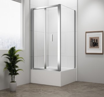 POLYSAN Pravokotni drsni tuš kabina DEEP 1000x750mm, prozorno steklo, L/P odprtina