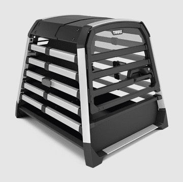 Thule Allax M Compact kletka za pse z visokim robom, do 35 kg, črna