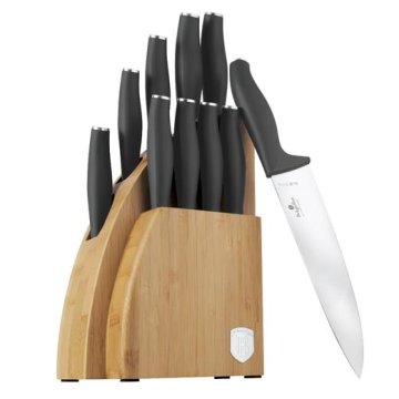 Berlingerhaus Komplet nožev s stojalom BAMBOO 10 kosov Anthracite Collection BH-2758