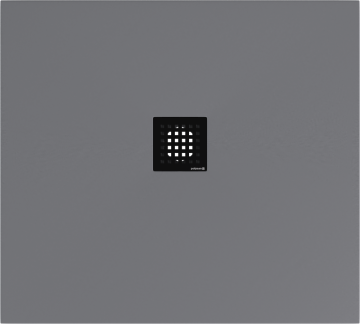 POLYSAN FLEXIA Prilagodljiva Tuš Kad 100x90cm, Mat Siva – Liti Marmor, Visoka Kakovost