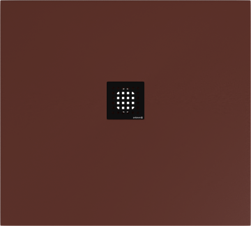 POLYSAN FLEXIA Prilagodljiva Tuš Kad 100x90 cm, Rjava Mat iz Litega Mramorja