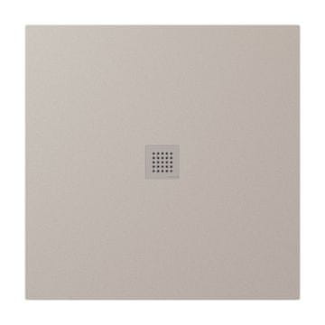 POLYSAN TRENECA tuš kad 100x100 cm, lit marmor, prilagodljiva dimenzija, bež mat