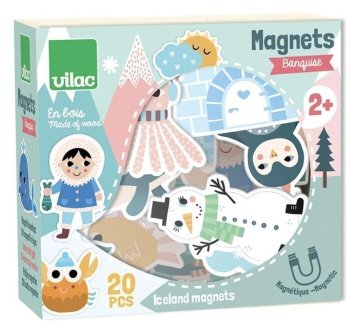 Vilac Leseni magneti Islandija 20 kosov