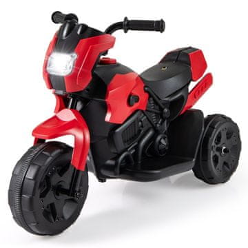 Northix 6V otroški električni tricikel z LED žarometom