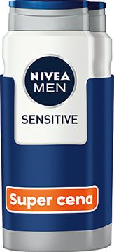 Nivea Gel za tuširanje za moške Men Sensitive 2 x 500 ml