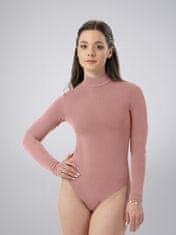 LEAFLETIC Ženski dolg Rokav Bodysuit z Gumbi, XS