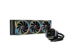 DEEPCOOL LM360 komplet za tekočinsko hlajenje, 360mm, LCD, ARGB, črn (R-LM360-BKDMMC-1)