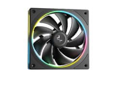 DEEPCOOL LM360 komplet za tekočinsko hlajenje, 360mm, LCD, ARGB, črn (R-LM360-BKDMMC-1)
