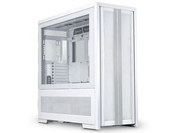 Lian Li V3000 Plus računalniško ohišje, Big-Tower, aluminij, kaljeno steklo, belo (V3000PW)