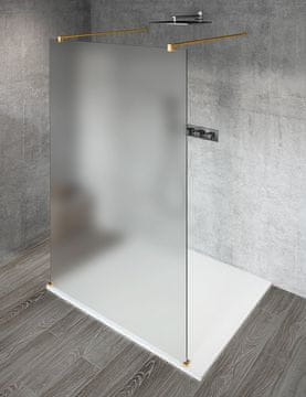 Gelco Eleganten Mat Zlata Vario 1200 mm Tuš Paravan s Prevlečenim Steklom