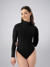 LEAFLETIC Ženski dolg Rokav Bodysuit z Gumbi, L