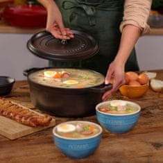 Staub Kuhinjski pripomočki turkizna Serving 04 L 4 Szt Turkusowe Miski Kuchenne Ceramiczne