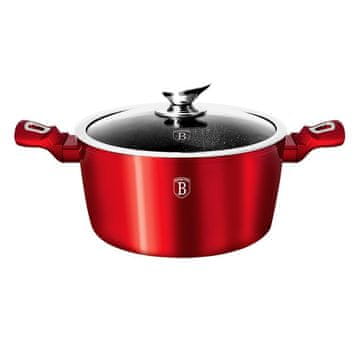 Berlingerhaus  Berlinger Haus granitni lonec 24 cm Red Metallic Line 7893