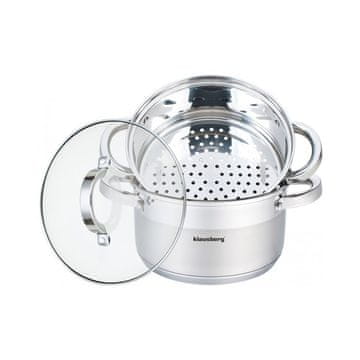 KLAUSBERG  Klausberg parni lonci 20 cm 3 kosi KB7138