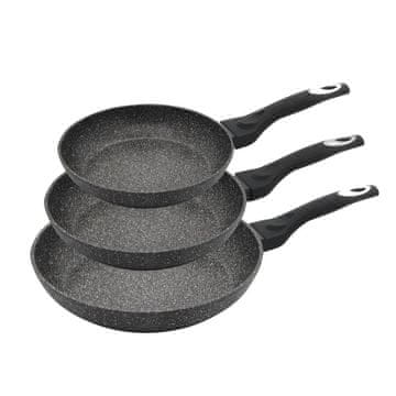 KLAUSBERG Komplet granitnih ponv 20/24/28 cm 8818