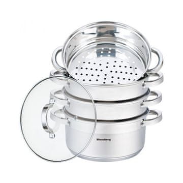 KLAUSBERG 5-delni parni lonec 22 cm 7942