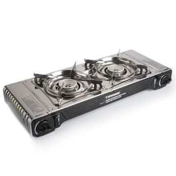 TIROSS dvojni plinski turistični štedilnik 2,2 kW TS267