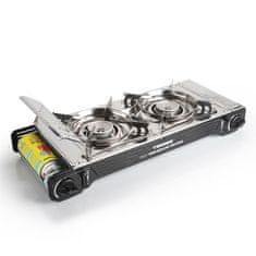 TIROSS dvojni plinski turistični štedilnik 2,2 kW TS267