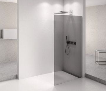 POLYSAN POLYSAN tuš zaslon ARCHITEX CHROM 962mm, kouřovo steklo