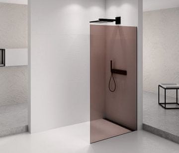 POLYSAN ARCHITEX ČRNA MAT TUŠ ZASTIRA 762mm Marron Steklo