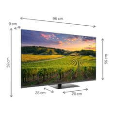 Thomson 43QG5C14 QLED televizor, 109cm, 4K UHD, GoogleTV