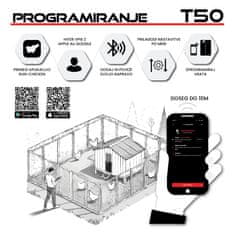 RUN-CHICKEN T50 avtomatska vrata za kokošnjak – v sivi barvi (z Bluetooth)