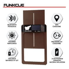 RUN-CHICKEN Solarna avtomatska vrata za kokošnjak Eternal – v rjavi barvi (z Bluetooth)
