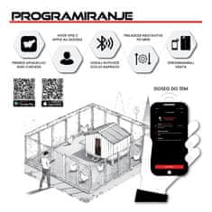 RUN-CHICKEN Solarna avtomatska vrata za kokošnjak Eternal – v rjavi barvi (z Bluetooth)