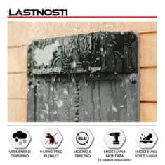 RUN-CHICKEN Solarna avtomatska vrata za kokošnjak Eternal – v sivi barvi (z Bluetooth)