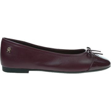 Tommy Hilfiger Balerinke bordo rdeča FW0FW08830H04