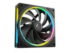 DEEPCOOL FL12 SE 3v1 ventilator za ohišje, PWM 120mm, 3 Pack, ARGB, črn (R-FL12SE-BKAPN3-G)