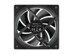 DEEPCOOL FL12 SE 3v1 ventilator za ohišje, PWM 120mm, 3 Pack, ARGB, črn (R-FL12SE-BKAPN3-G)